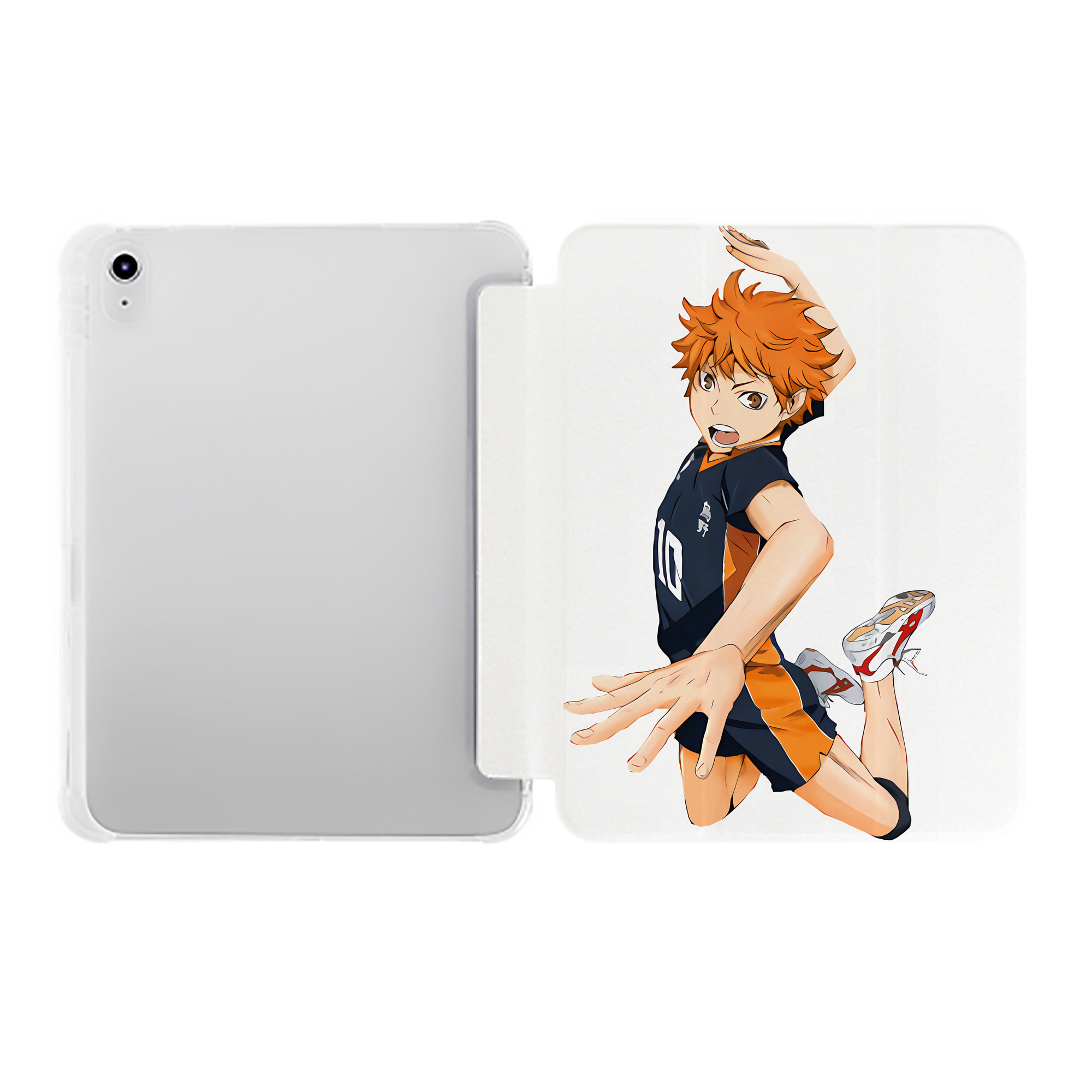（画像用） ハイキュー!! Haikyu!! IPad ケース ペン収納付き 三つ折りスタンド PUレザー×シリコン 対応機種9.5/10.5/10.9インチ